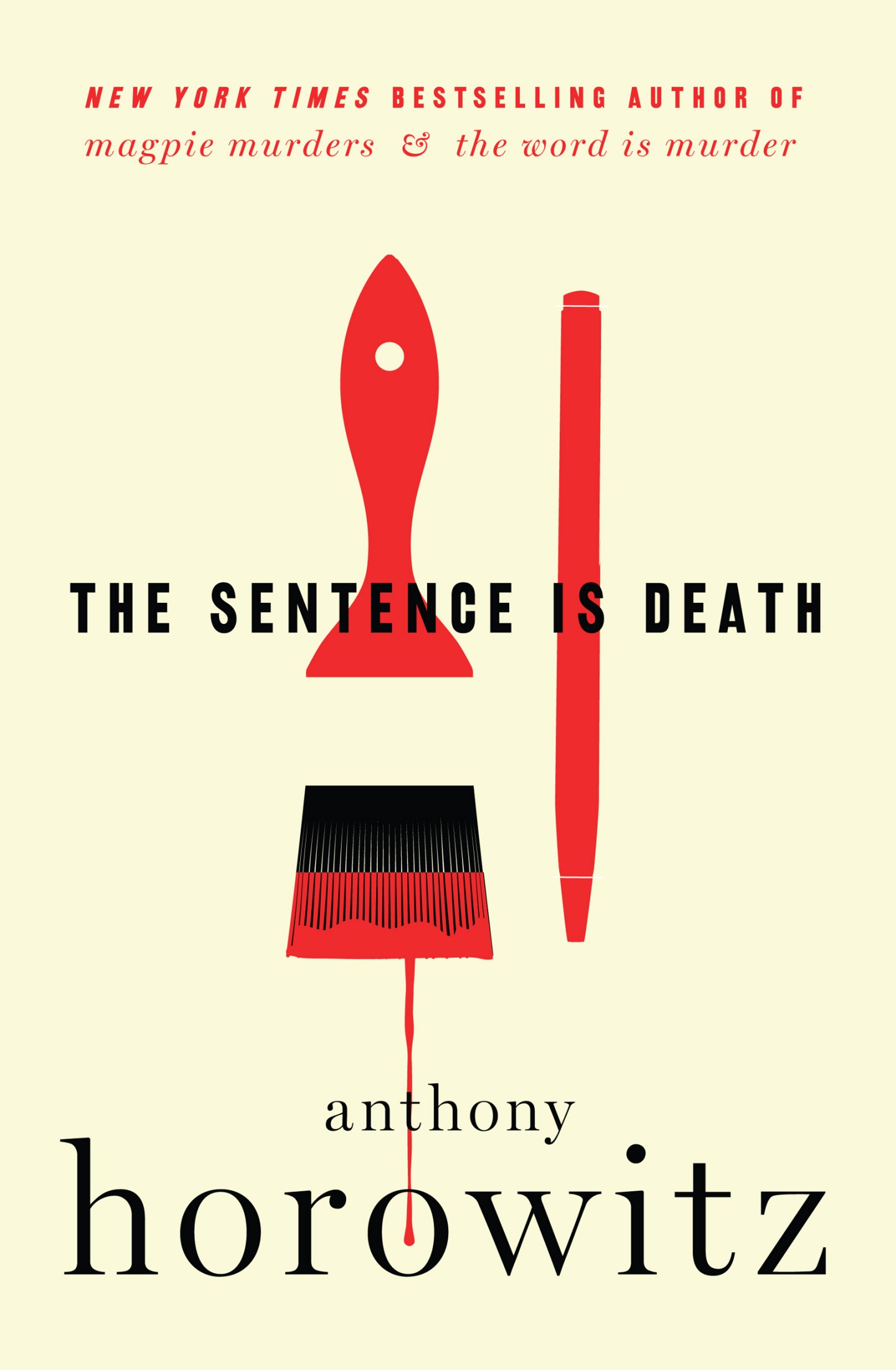 Cover of Horowitz, Anthony - The Sentence Is Death