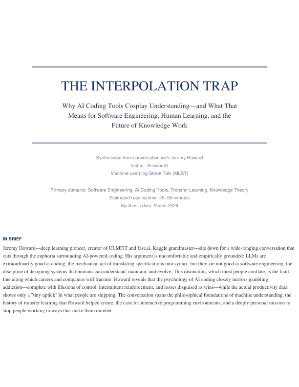 Cover of The Interpolation Trap