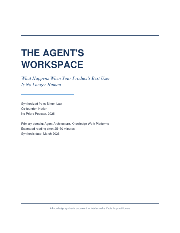 Cover of The Agent's Workspace