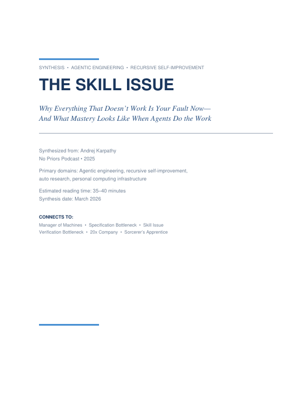 Cover of The Skill Issue