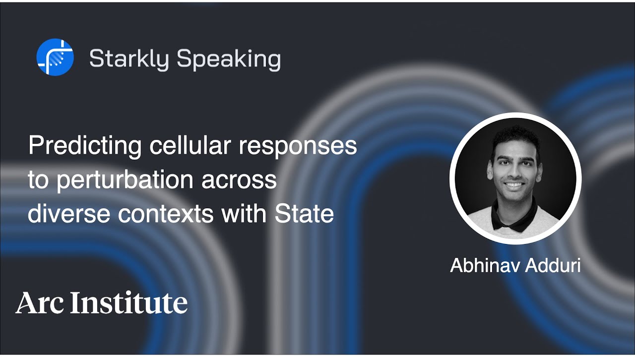 (4) Predicting Cellular Responses to Perturbation Across Diverse Contexts With State | Abhinav Adduri - YouTube