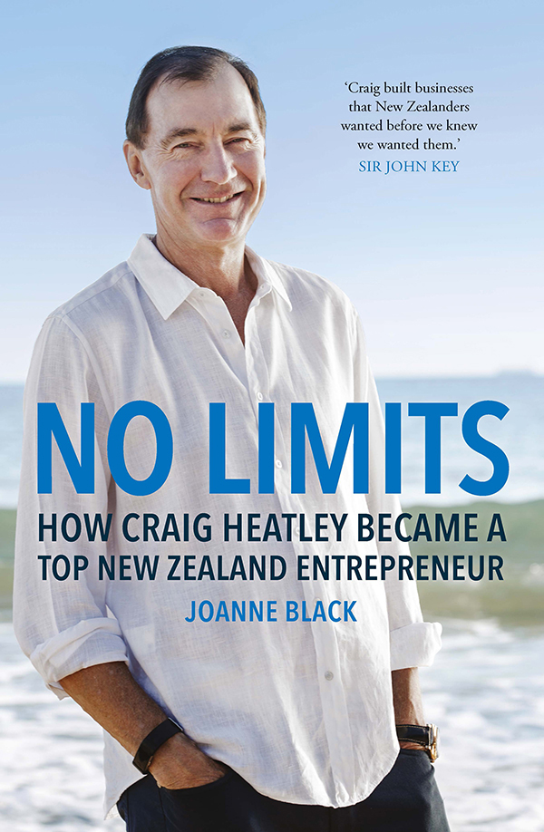 No Limits: How Craig Heatley Became a Top New Zealand Entrepreneur by Joanne Black — book cover