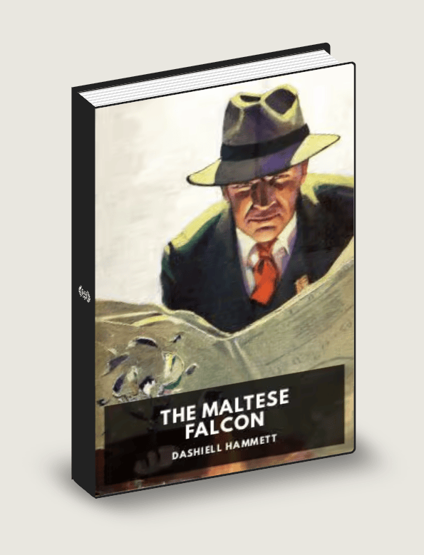 Maltese Falcon book cover.